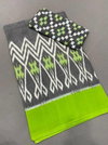  MG113-01 Plain Linen Digital Printed Non Catalog Sarees Manufacturers